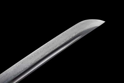 Oni 鬼 Katana, Damascus Steel – view 5