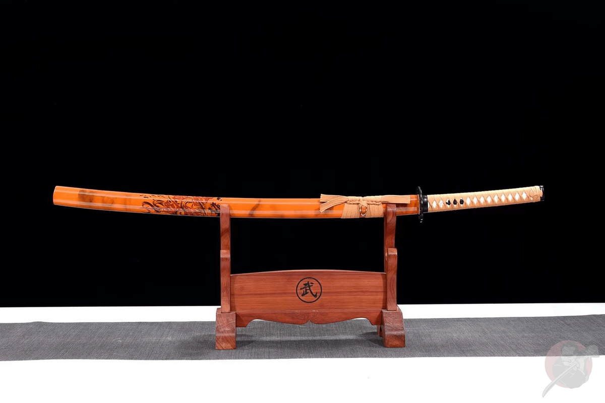 Sabaku 砂漠 Katana – Brown Manganese Steel Blade – view 2
