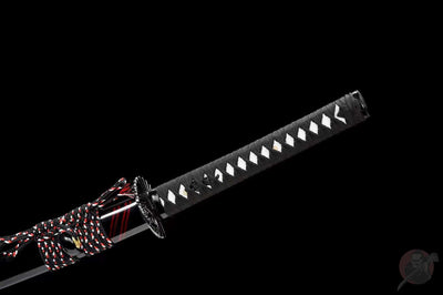 Oni 鬼 Katana, Damascus Steel – view 10
