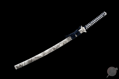 Dairiseki 大理石 Katana, Red Manganese Steel – view 2