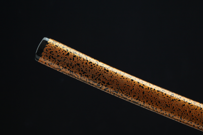 Kikumon Katana 菊紋 – 1095 Steel, Claw Hamon, Gilded Copper – view 12