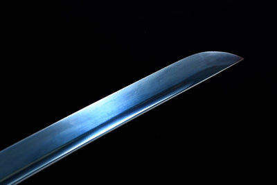Chie 知恵 Katana – Blue Blade, Manganese Steel, Blue Saya – view 4