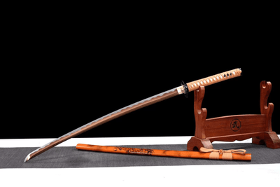 Sabaku 砂漠 Katana – Brown Manganese Steel Blade – view 5