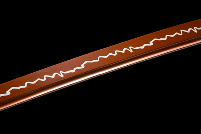 Dairiseki 大理石 Katana, Red Manganese Steel – view 15