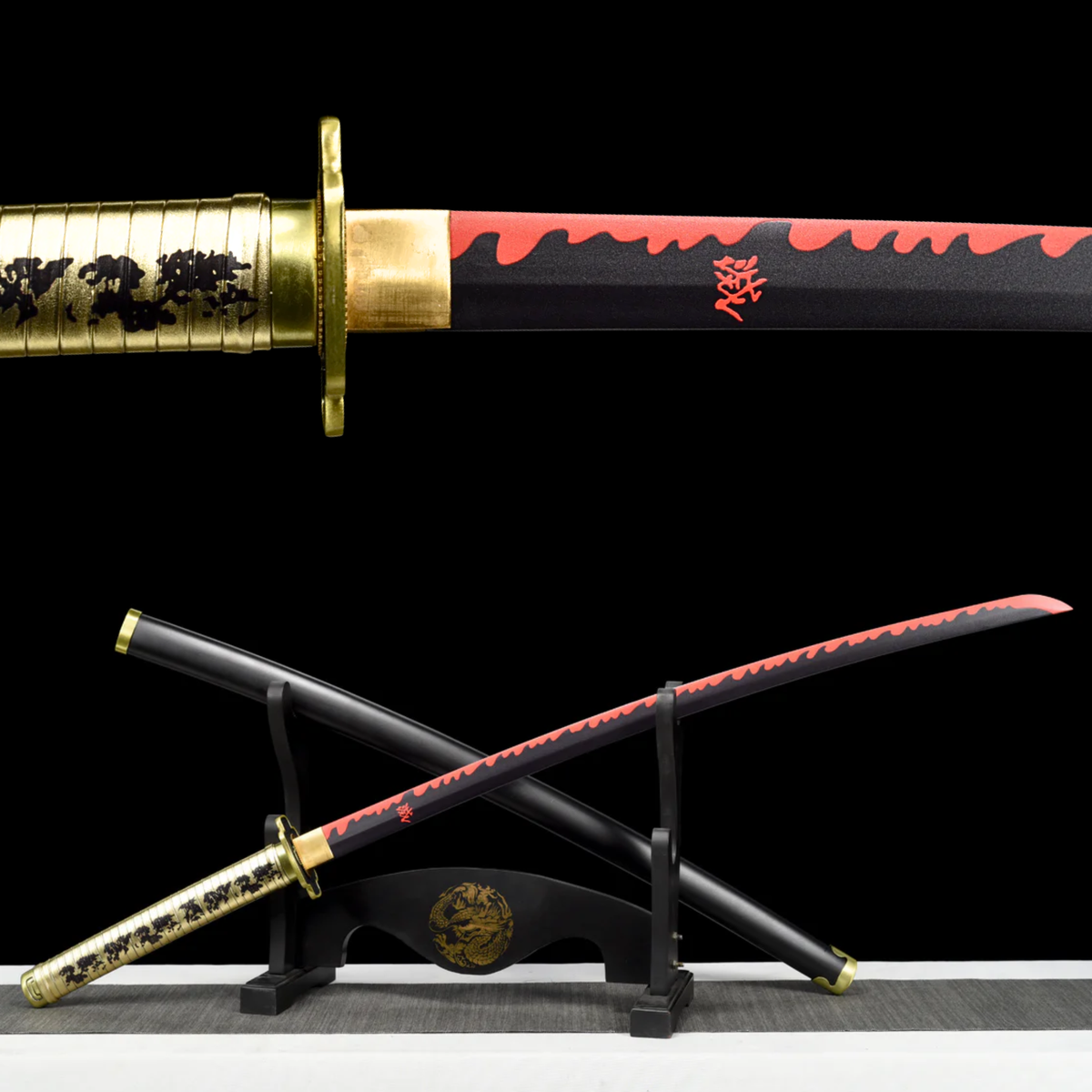 Yoriichi Tsugikuni Katana – 1060 Carbon Steel – view 1