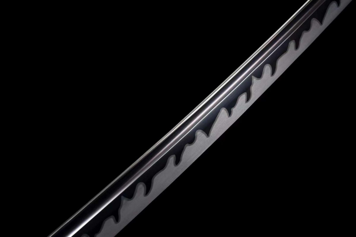 Katana Kage 影 – Blackened Manganese Steel Blade – view 7