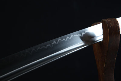 Aka 赤 Katana – T10 Steel, Red Ebony Saya – view 13