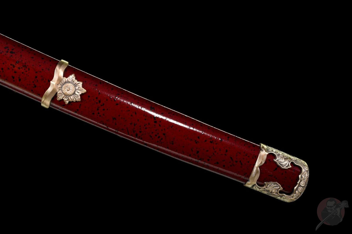 Genki 元気 Katana, T10 Steel, Tachi-Style Mount – view 5