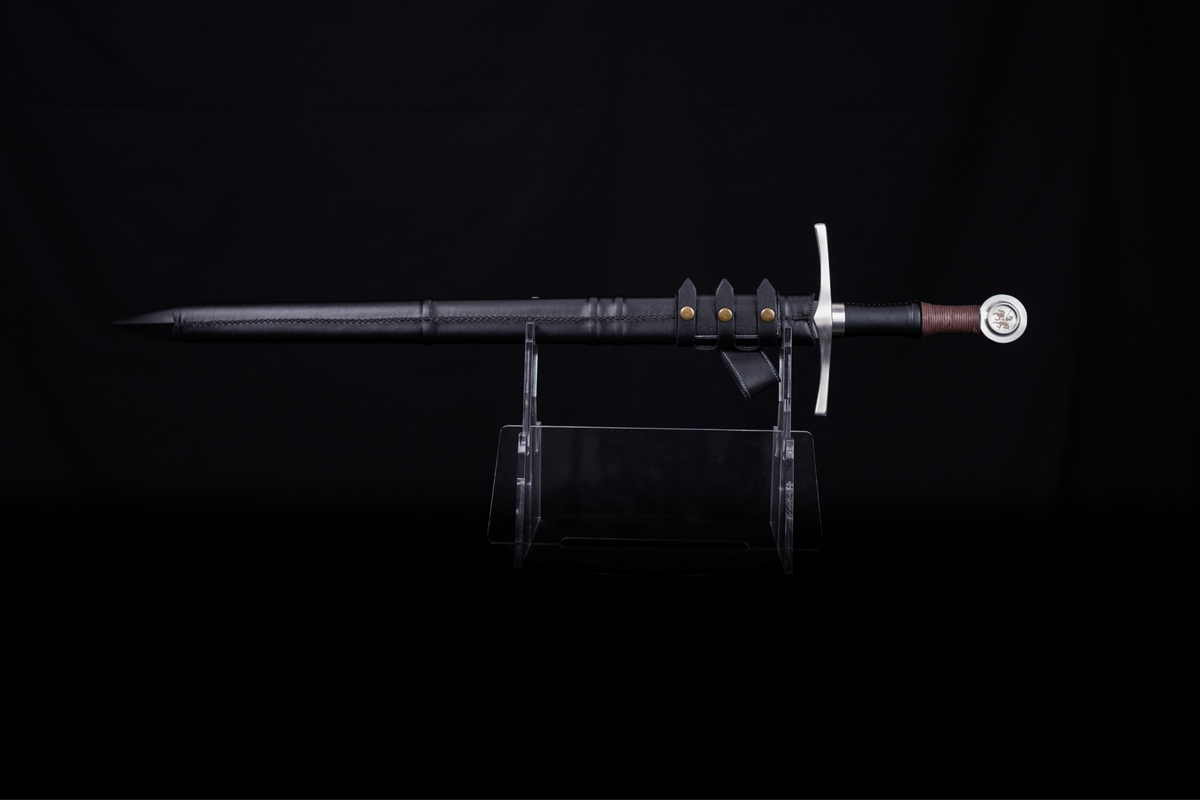 Black Hawthorn Bastard Sword – Spring Steel, Grey Blade – view 6