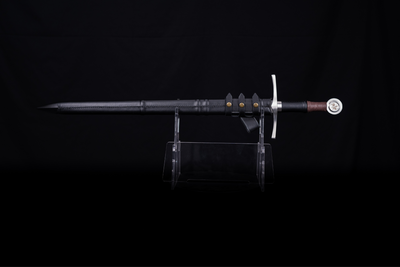 Black Hawthorn Bastard Sword – Spring Steel, Grey Blade – view 6