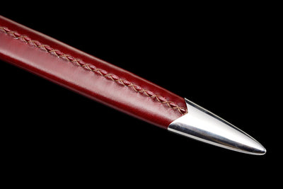 Crimson Lion Longsword — Damascus Steel, Crimson Scabbard – view 9