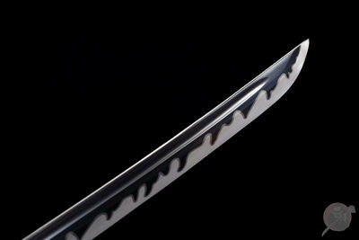 Katana Kage 影 – Blackened Manganese Steel Blade – view 6
