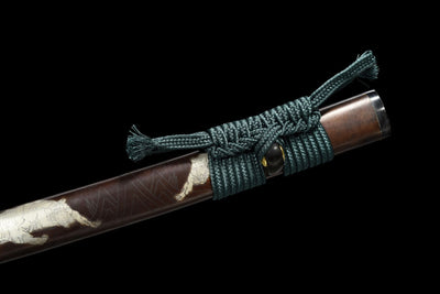 Tora 虎 Katana — T10 Steel, Flame Hamon, Tiger Tsuba – view 14