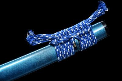 Yonaguni 与那国 Katana — T10 Steel, Light Blue Saya – view 15