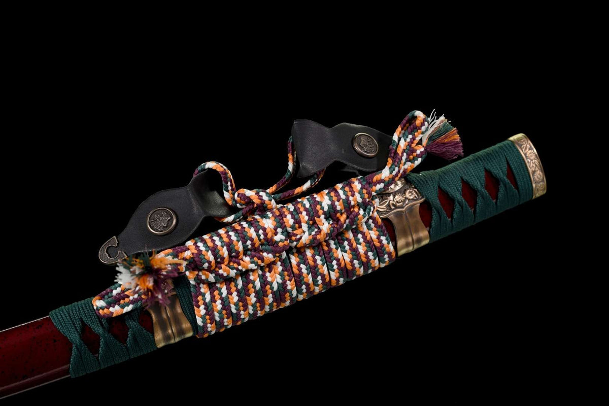 Genki 元気 Katana, T10 Steel, Tachi-Style Mount – view 6
