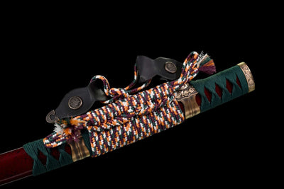 Genki 元気 Katana, T10 Steel, Tachi-Style Mount – view 6