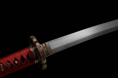 Hideyoshi 秀吉 Katana – Damascus Steel, Toyotomi Saya – view 8