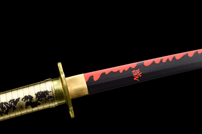 Yoriichi Tsugikuni Katana – 1060 Carbon Steel – view 9