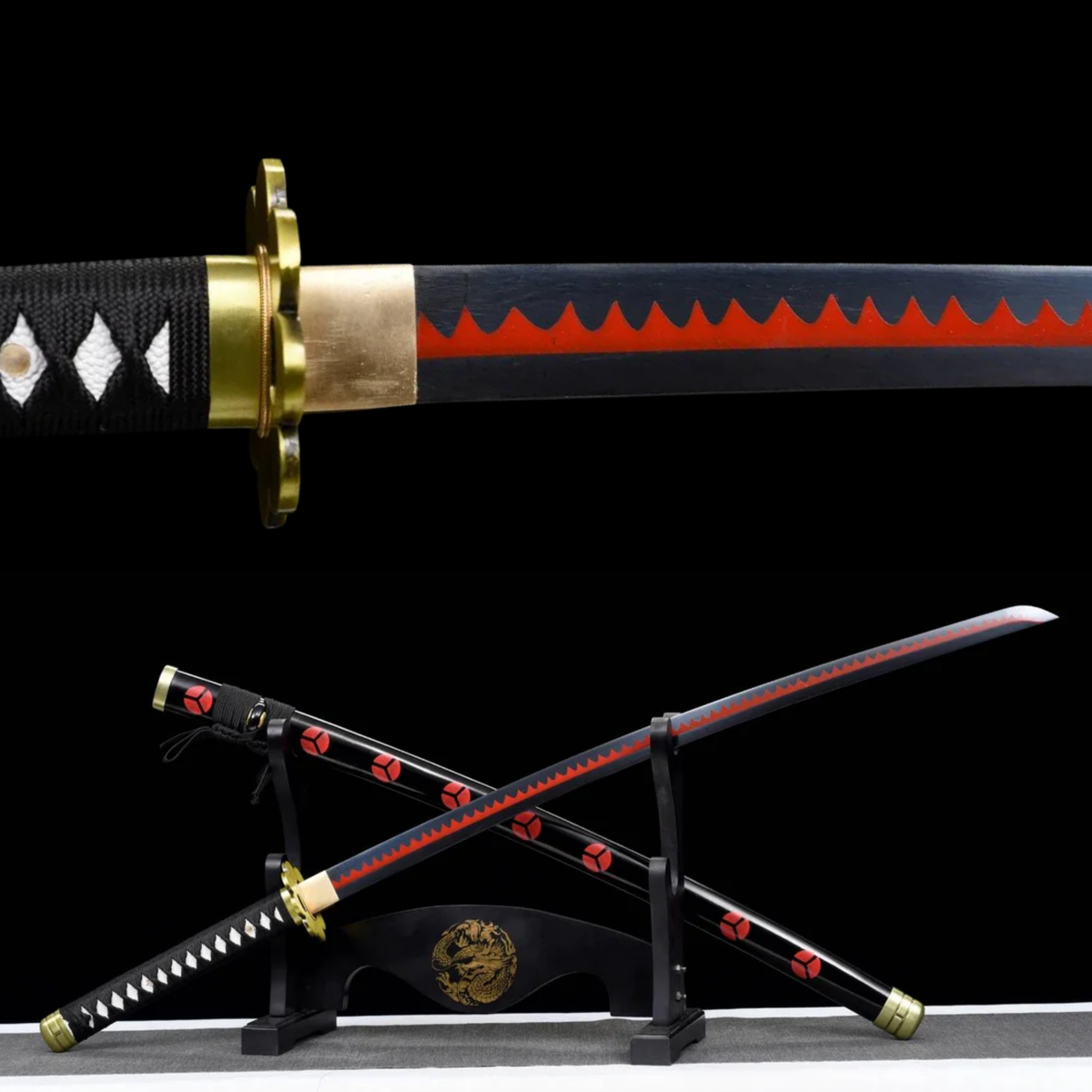 Zoro-Inspired Katana – One Piece Replica, 1060 Steel – view 1