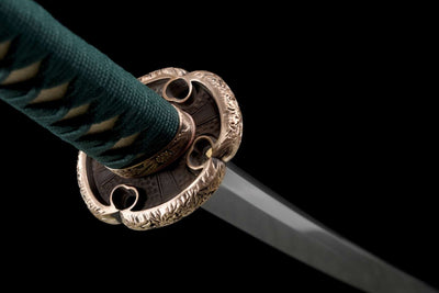 Genki 元気 Katana, T10 Steel, Tachi-Style Mount – view 8