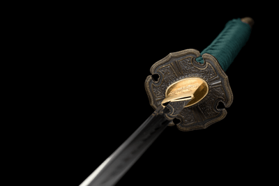 Toyotomi 豊臣氏 Katana – T10 Steel, Hamon & Bo-hi, Clan Motif Saya – view 9