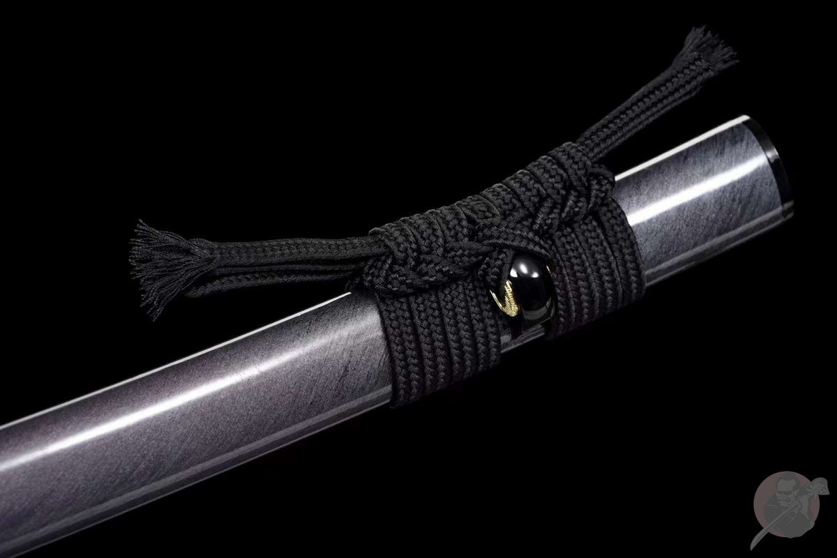 Katana Kage 影 – Blackened Manganese Steel Blade – view 10