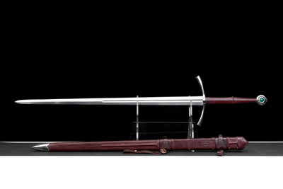 Templar Medieval Sword – 65 Manganese Steel – view 1