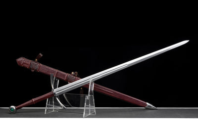 Templar Medieval Sword – 65 Manganese Steel – view 4