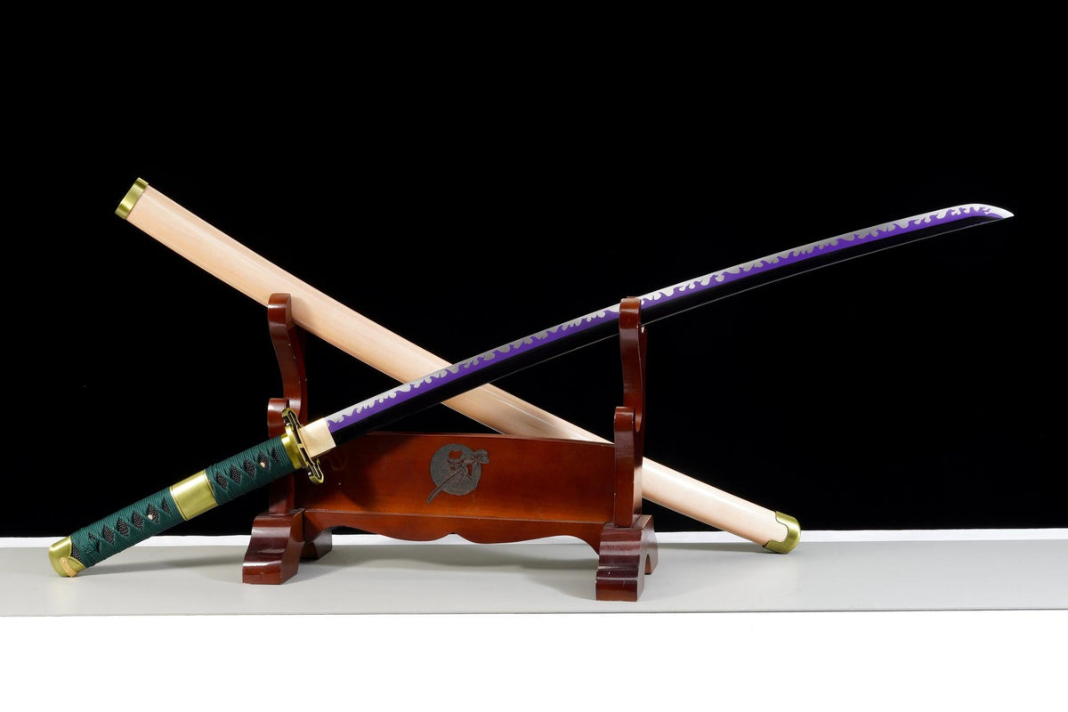 Shodai Kisetsu Katana – Anime-inspired, Purple 1065 Steel – view 5