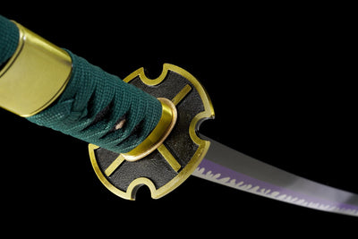 Shodai Kisetsu Katana – Anime-inspired, Purple 1065 Steel – view 6