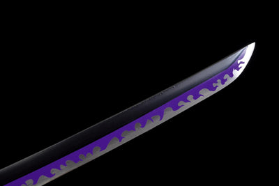 Shodai Kisetsu Katana – Anime-inspired, Purple 1065 Steel – view 9