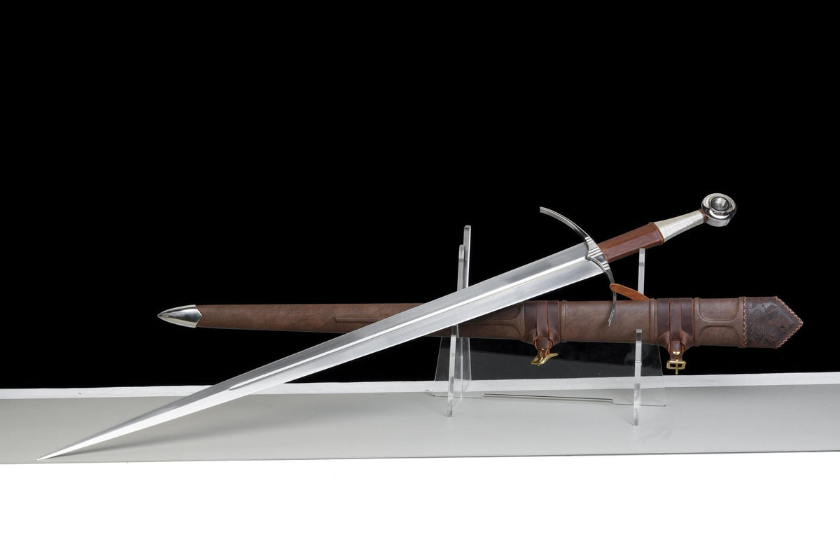 Ironcrest Longsword – Medieval European Sword, Carbon Steel – view 3