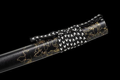 Ghost of Yōtei-Inspired Katana — Golden Night, 1095 Steel – view 15