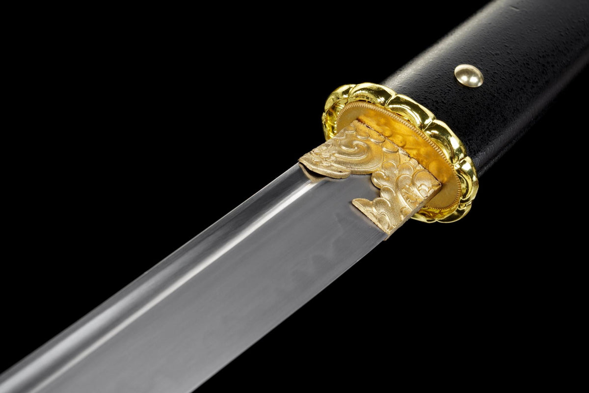 Ghost of Yōtei-Inspired Katana — Golden Night, 1095 Steel – view 18
