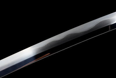 Kohaku Katana 琥珀 – Tamahagane Steel, Amber Landscape Saya – view 14