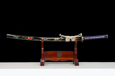 Edo no Hana 江戸の花 Katana, San-Mai Blade – view 2
