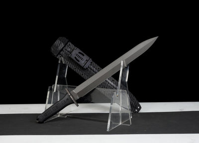 Carbon Viper Short Sword – SK5 Steel, G10 Handle – view 1