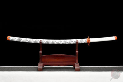 Rengoku Katana – Demon Slayer-Inspired Replica, 1060 Steel – view 3
