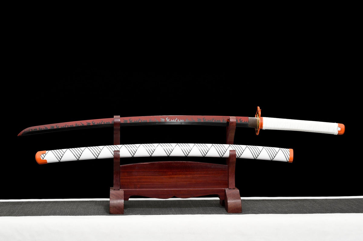 Rengoku Katana – Demon Slayer-Inspired Replica, 1060 Steel – view 2