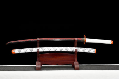 Rengoku Katana – Demon Slayer-Inspired Replica, 1060 Steel – view 2
