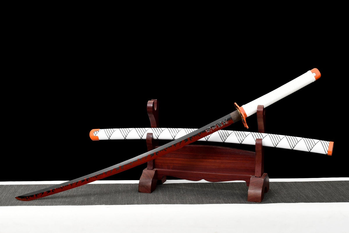 Rengoku Katana – Demon Slayer-Inspired Replica, 1060 Steel – view 4
