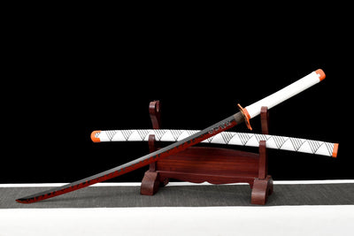 Rengoku Katana – Demon Slayer-Inspired Replica, 1060 Steel – view 4