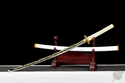 Zenitsu Katana — Demon Slayer-Inspired Replica, 1060 Steel – view 3