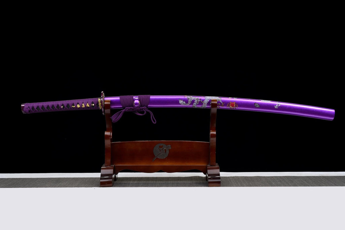 Shiryū no Yaiba 紫龍の刃 Katana, Purple Dragon – view 2