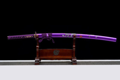 Shiryū no Yaiba 紫龍の刃 Katana, Purple Dragon – view 2