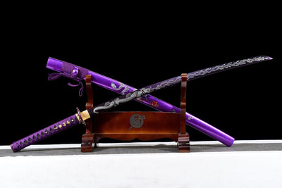 Shiryū no Yaiba 紫龍の刃 Katana, Purple Dragon – view 3