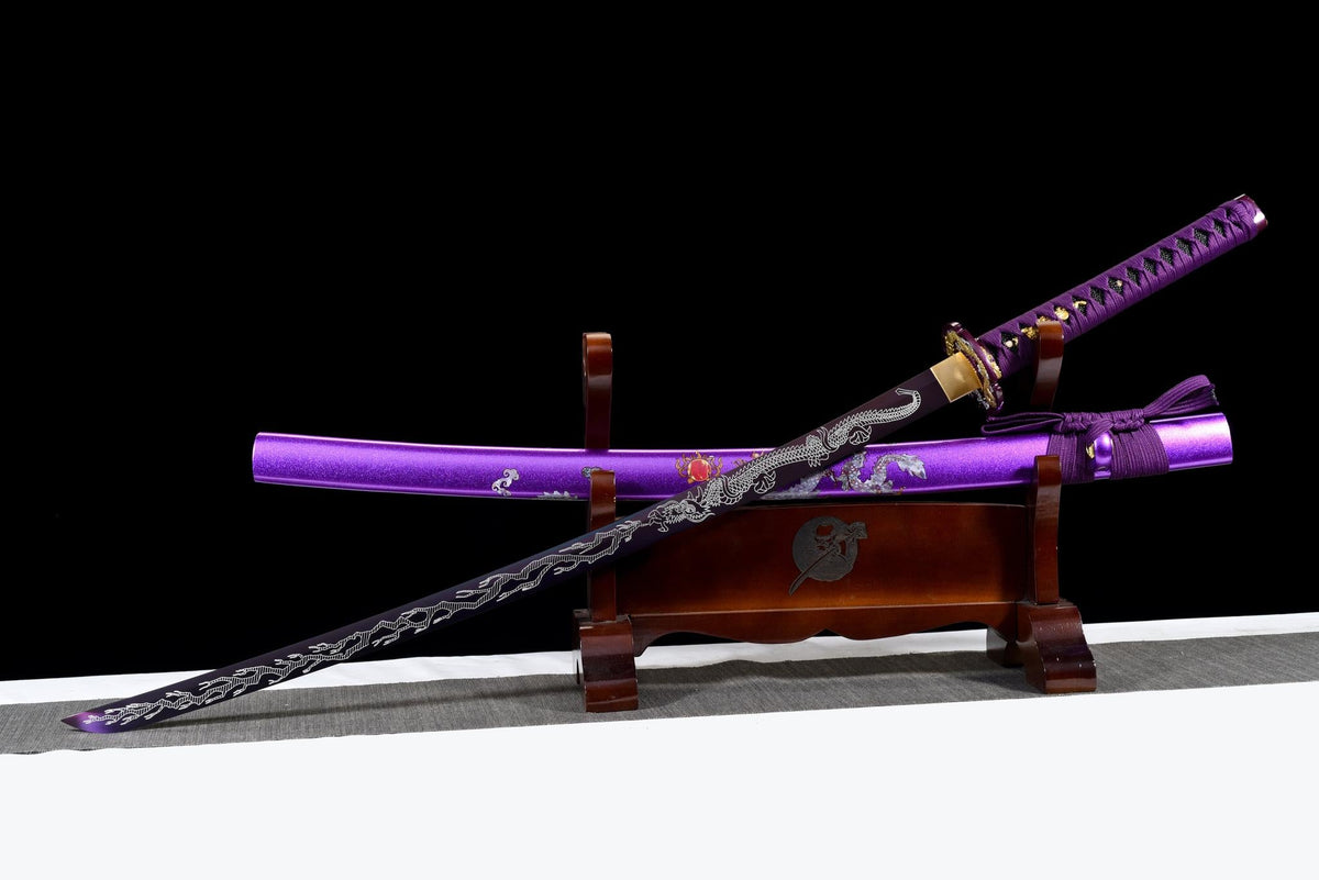 Shiryū no Yaiba 紫龍の刃 Katana, Purple Dragon – view 4