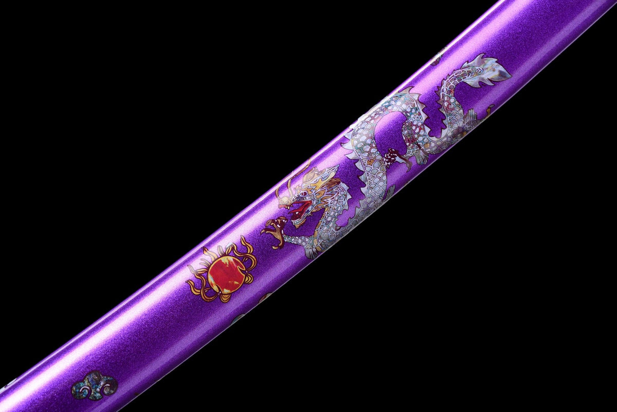 Shiryū no Yaiba 紫龍の刃 Katana, Purple Dragon – view 15