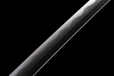 Katana Arashi-kage 嵐影の刀 – Damascus Steel, Mirror Polish – view 6