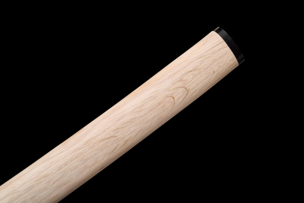 Katana Arashi-kage 嵐影の刀 – Damascus Steel, Mirror Polish – view 11